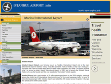 Tablet Screenshot of istanbul-airport.info