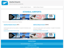 Tablet Screenshot of istanbul-airport.com